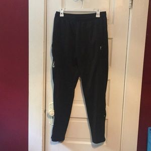Fitted black joggers